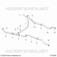 ENGINE, SYSTÃˆME DE REFROIDISSEMENT, HOSES