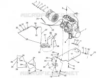 SUPPORT MOTEUR 440 XCR 0951660 (4929112911C003)
