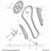 CHAINE DE DISTRIBUTION AND TENSIONER