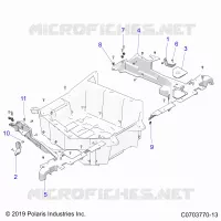 CARROSSERIE ARRIERE RACK, MOUNTING
