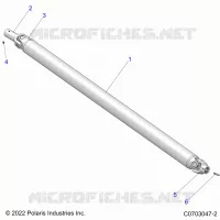 SYSTÃˆME DE TRANSMISSION, PROP SHAFT,FRONT