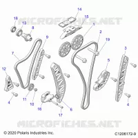 ENGINE, TIMING AND OIL CHAINE DRIVES