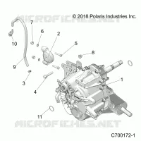 DRIVE TRAIN, MAIN SUPPORT PONT