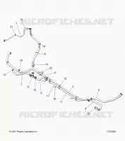 REFROIDISSEMENT ROUTING ENGINE