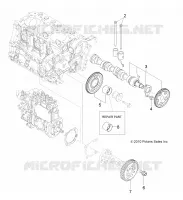 MOTEUR, CAMSHAFT and DRIVING GEAR