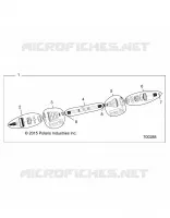 SYSTEME DE TRANSMISSION, HALF SHAFT, REAR (FROM 12/1/2018)