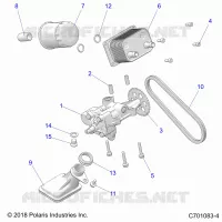 POMPE A HUILE AND OIL COOLER
