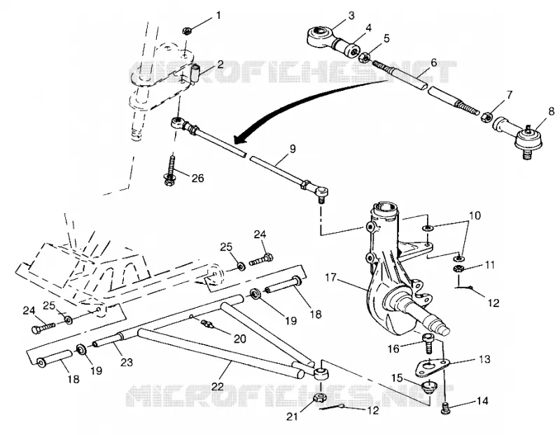 TRIANGLES SUSPENSIONS  Trail Blazer W98BA25C (4945464546B004)