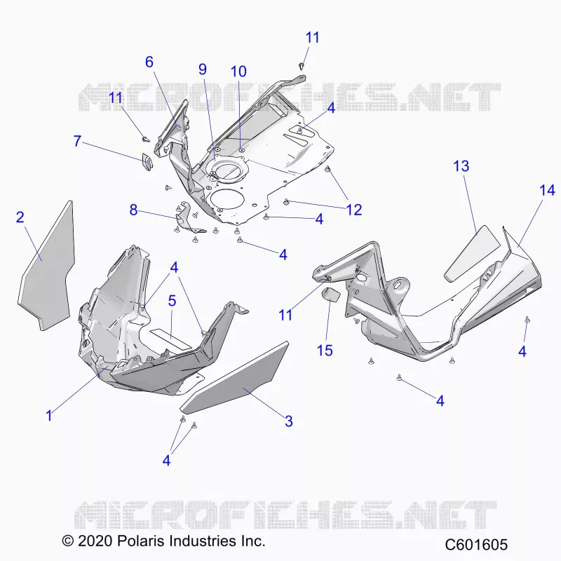 CARROSSERIE AVANT ASM./FENDERS