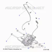 SYSTÃˆME DE TRANSMISSION, FRONT GEARCASE MOUNTING