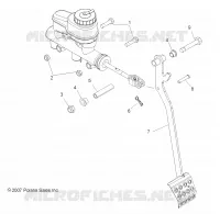 FREINS, PEDAL and MAITRE CYLINDRE MOUNTING