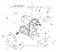 SYSTÈME DE TRANSMISSION, MAIN SUPPORT PONT