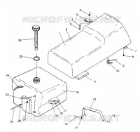 SIEGE ET RESERVOIR WIDETRAK / 0932064 (4922982298002A)
