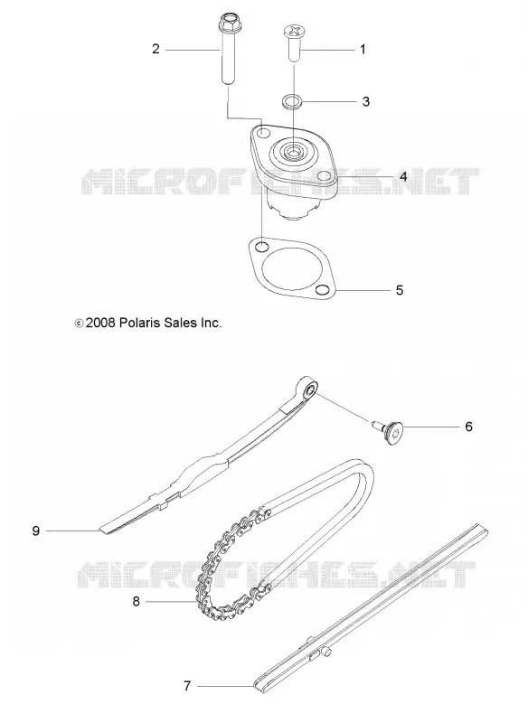MOTEUR, TENSIONER, CAM CHAINE