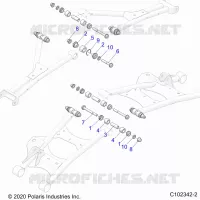 SUSPENSION ARRIERE CONTROL ARM, MOUNTING