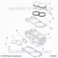CYLINDRE AND PISTON