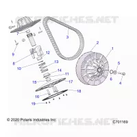 SYSTÃˆME DE TRANSMISSION, SECONDARY CLUTCH