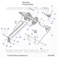 SUSPENSION, BRAS DE SUSPENSION ARRIERE