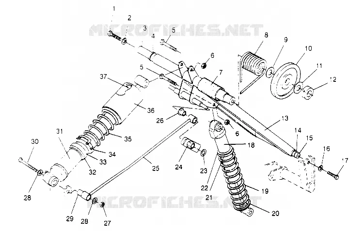 BRAS DE SUSPENSION ARRIERE