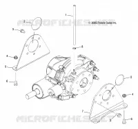 PONT, MOUNTING, REAR (BUILT BEFORE 1/15/07)