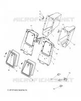 RANGEMENT COMPARTMENTS, REAR