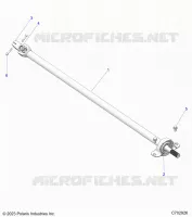 SYSTÃˆME DE TRANSMISSION, REAR PROP SHAFT