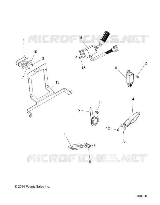ECLAIRAGE DE PLAQUE D'IMMATRICULATION LIGHT, TURN SIGNAL AND HORN