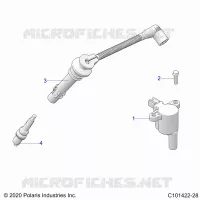 ELECTRICITE, IGNITION COIL, WIRE AND SPARK PLUG