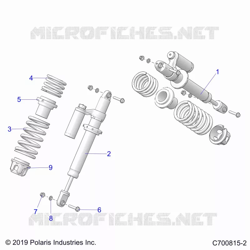 SUSPENSION AVANT SHOCK MOUNTING