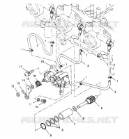 POMPE A HUILE ULTRA SKS 0960578, EURO ULTRA SKS E960578, and  ULTRA RMK 0960978 (4931683168D001)