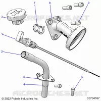 ENGINE, JAUGE D'HUILE