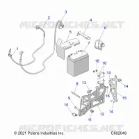 ELECTRICITE, E.S. BATTERY/BOX AND CABLES