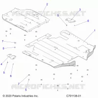 CHASSIS, SKID PLATES