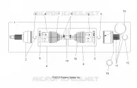 SYSTÈME DE TRANSMISSION, ARBRE DE TRANSMISSION ARRIERE