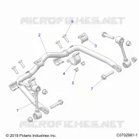 SUSPENSION, FRONT BARRE STABILISATRICE