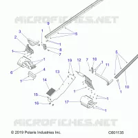 CHASSIS, PROTECTION D'EMBRAYAGE, FOOTRESTS, TUNNEL GRIPS