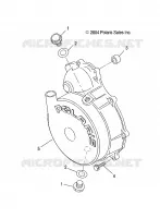 COUVERLCE DE VOLANT MOTEUR