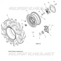 ROUES, REAR AND HUB