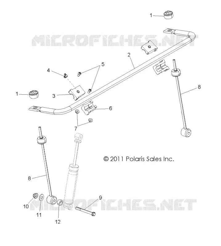 SUSPENSION, BARRE STABILISATRICE AVANT
