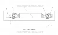 DRIVE TRAIN, FRONT ARBRE DE TRANSMISSION