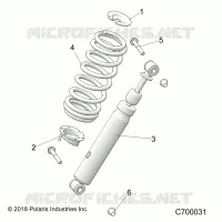 SUSPENSION AVANT SHOCK MOUNTING