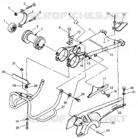 BRAS OSCILLANT Magnum 6X6 W97AE42A and Swedish Magnum 6X6 S97AE42 (4940754075C009)