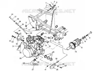 SUPPORT MOTEUR Sportsman 4x4 W948040 (4926842684A008)