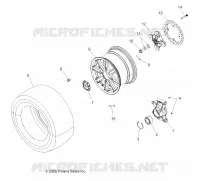 ROUES, REAR and HUB
