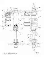 SUSPENSION, AMORTISSEUR, FRONT TRACK (7044389)