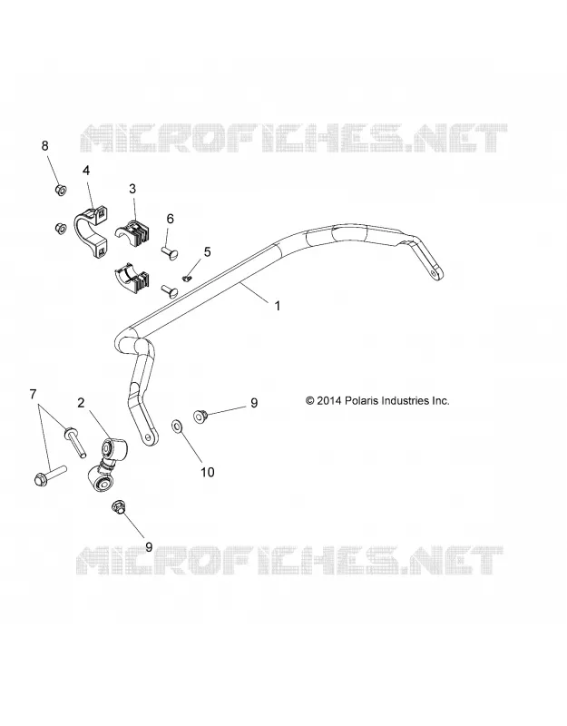 BARRE STABILISATRICE, REAR