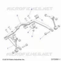 SUSPENSION, FRONT BARRE STABILISATRICE