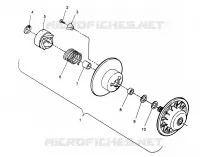 EMBRAYAGE DE TRANSMISSION LITE 0963433, EURO LITE E963433 AND LITE DELUXE 0963431 (4931663166B013)