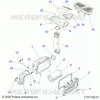 ENGINE, PRISE D'AIR SYSTEM