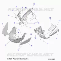 CARROSSERIE AVANT ASM./FENDERS